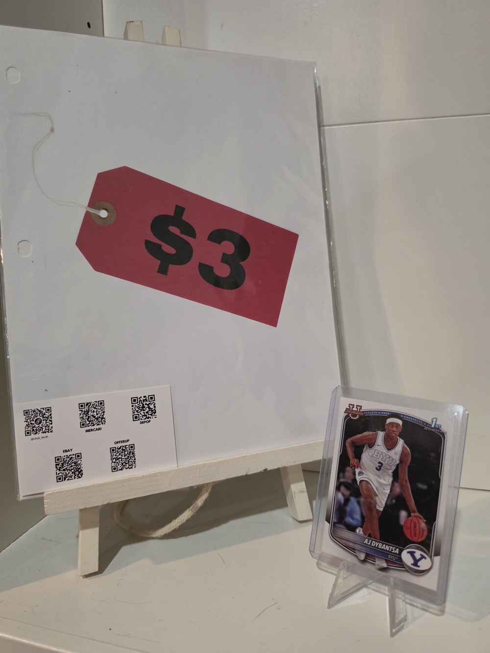 2025 Topps Bowman U - AJ Dybantsa - BYU - Card BPP-1 $3.00